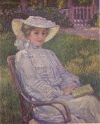 Theo Van Rysselberghe The Woman in White oil painting